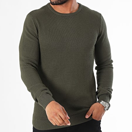 Blend - Maglione 20717257 Verde cachi