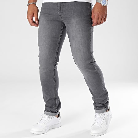 Blend - Slim Twister Jeans 20717111 Antraciet Grijs