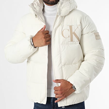 Calvin Klein - 6104 Cappotto con cappuccio beige chiaro