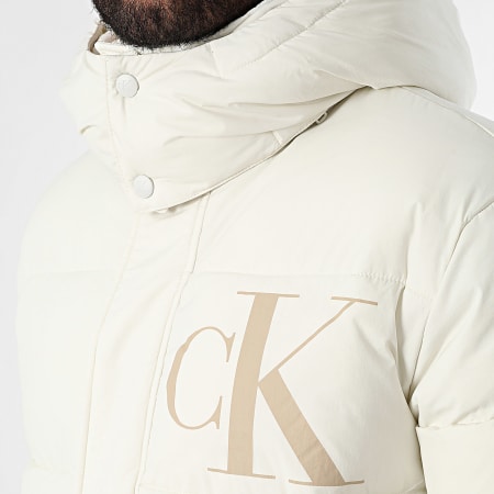 Calvin Klein - Doudoune Capuche 6104 Beige Clair