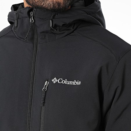 Columbia - Gate Racer II Giacca Softshell con cappuccio e zip 2090404 Nero