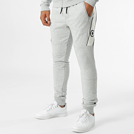 Comme Des Loups - Baltimore Track Suit White Grey Heather