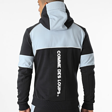 Comme Des Loups - Baltimore Zwart Grijs Blauw Trainingspak