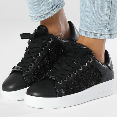 Guess - Damessneakers FLFROKFAL12 Zwart