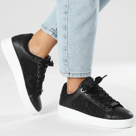 Guess - Damessneakers FLFROKFAL12 Zwart