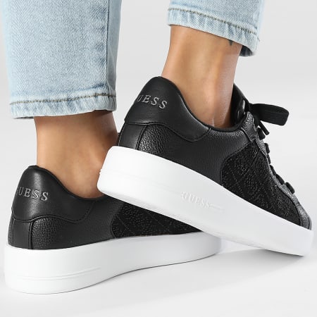 Guess - Damessneakers FLFROKFAL12 Zwart