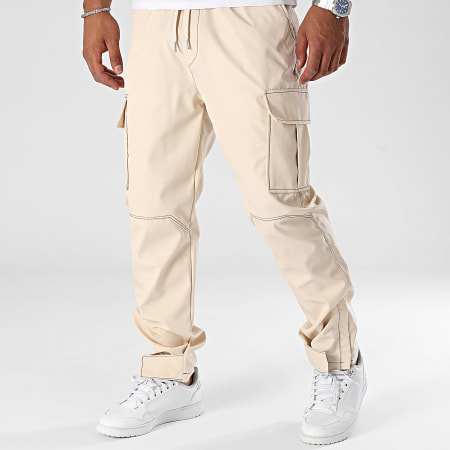 Ikao - Pantaloni cargo beige