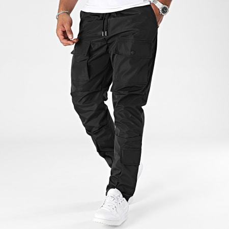 Ikao - Pantalones cargo negros