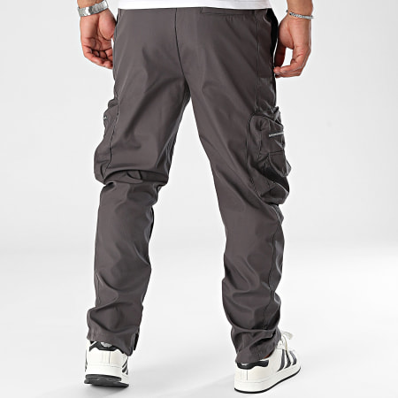 Ikao - Pantaloni cargo grigio antracite