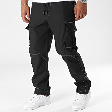 Ikao - Pantalones cargo negros