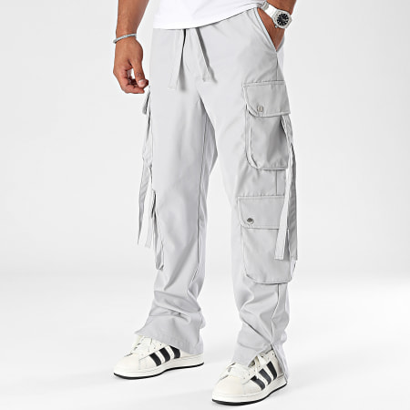 Ikao - Pantalones Cargo Grises