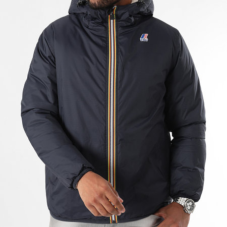 K-Way - Coupe-Vent Capuche Le Vrai 3.0 Claude Orsetto K3118TW Bleu Marine