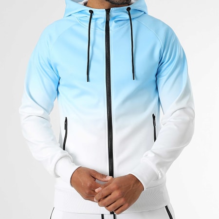 LBO - Ensemble De Survêtement 0246 Bleu Clair Blanc Dégradé