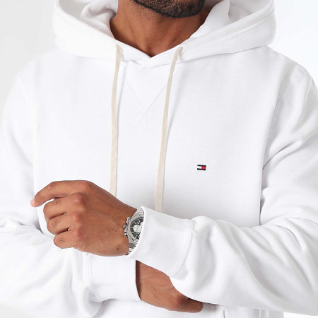 Tommy Hilfiger - Essential 7230 Sudadera con capucha oversize blanca