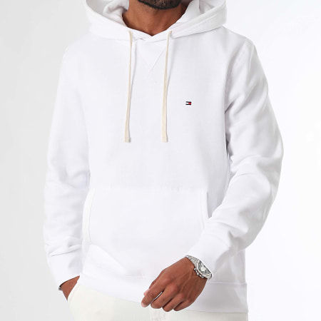 Tommy Hilfiger - Essential 7230 Sudadera con capucha oversize blanca