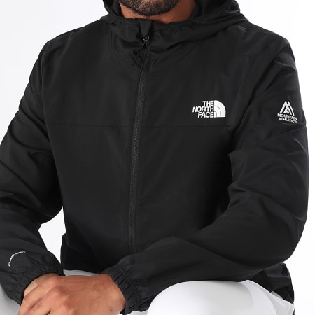 The North Face - Giacca a vento con cappuccio A893K Nero