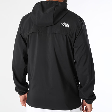 The North Face - Giacca a vento con cappuccio A893K Nero