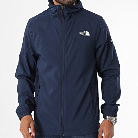 The North Face - Cazadora con capucha A893K Azul marino