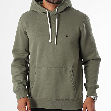 Tommy Hilfiger - Essential 7230 Sudadera con capucha oversize verde caqui