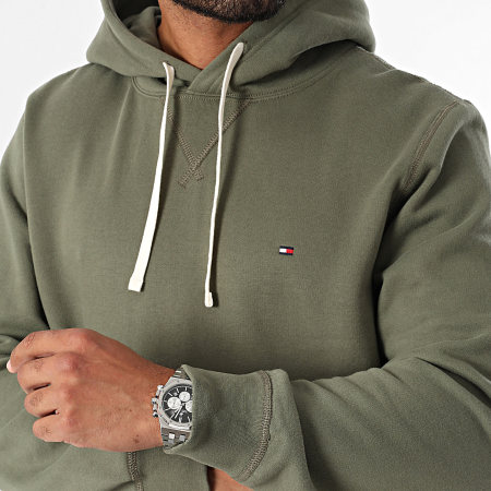 Tommy Hilfiger - Essential 7230 Oversize Hoodie Khaki Groen