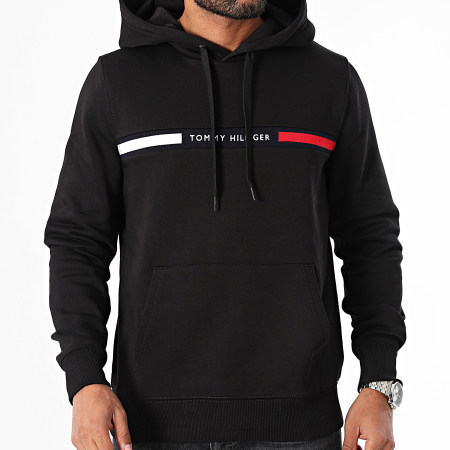 Tommy Hilfiger - Hilfiger Sudadera con capucha 7361 Negro