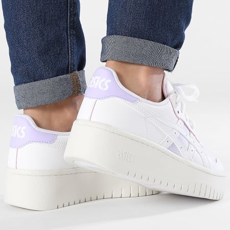 Asics - Japón S PF Mujer Zapatillas 1202A479 Blanco Violeta Claro