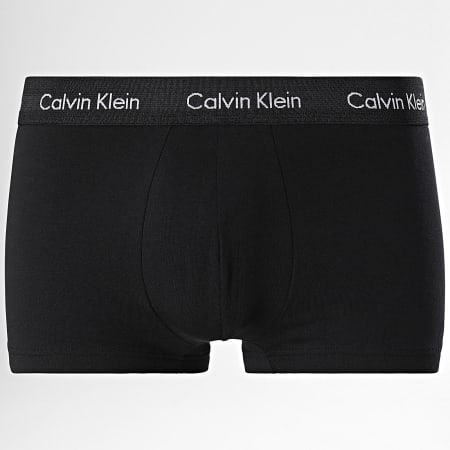 Calvin Klein - Set di 3 boxer U2664G nero azzurro