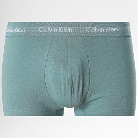 Calvin Klein - Set di 3 boxer U2664G nero azzurro