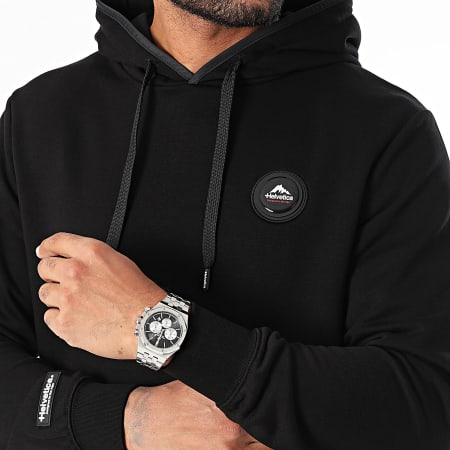 Helvetica - Sudadera Borgia Negra