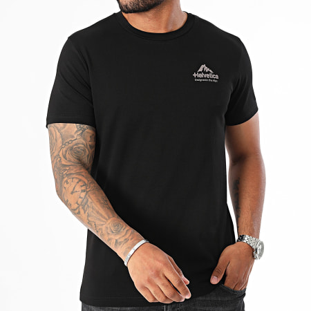 Helvetica - Cooper Tee Shirt Nero