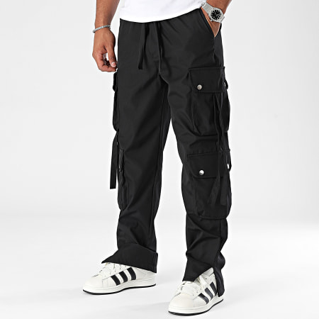 Ikao - Pantalones cargo negros