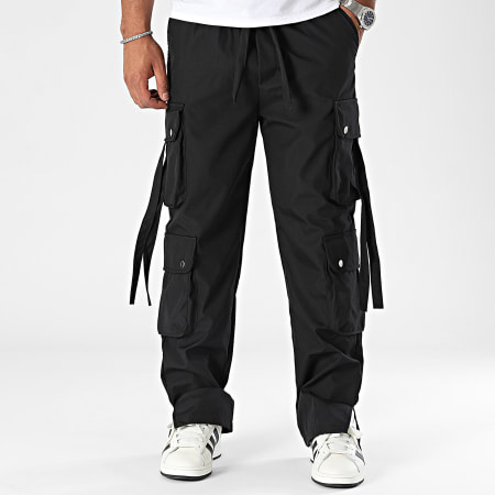 Ikao - Pantalones cargo negros