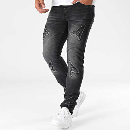 Ikao - Zwarte skinny jeans