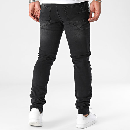 Ikao - Slanke zwarte jeans