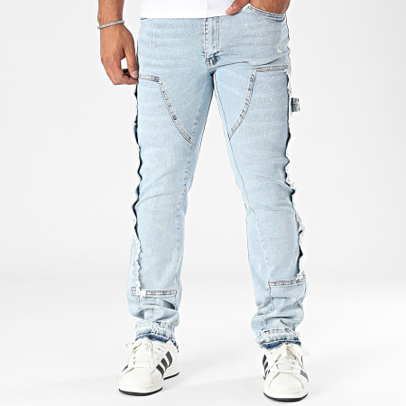 Ikao - Blue Wash Flare Jeans