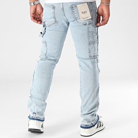 Ikao - Blue Wash Flare Jeans