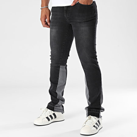 Ikao - Zwarte flare jeans