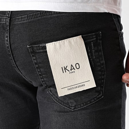 Ikao - Zwarte flare jeans