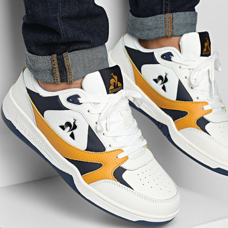 Le Coq Sportif - Manden LCS Pro Star Lite 2422899 Optisch Wit Goud Oranje