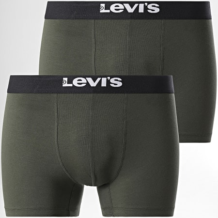 Levi's - Juego de 2 calzoncillos bóxer 701222842 Caqui Verde