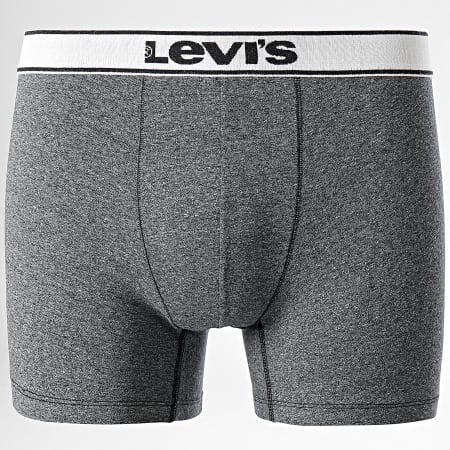 Levi's - Juego de 2 calzoncillos bóxer 701227424 Heather Grey Black