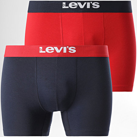 Levi's - Juego de 2 calzoncillos bóxer 701222842 Azul marino Rojo