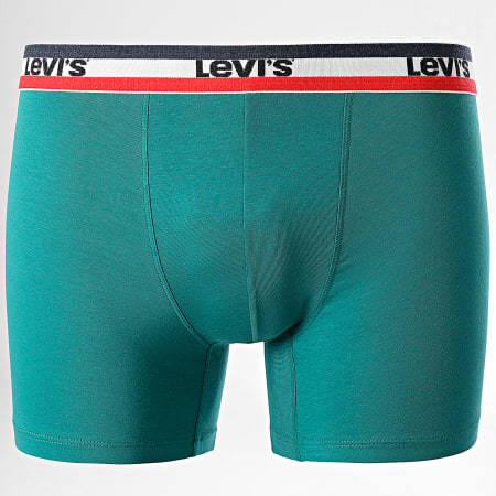 Levi's - Set di 3 boxer 100002870 Blu navy Verde chiaro