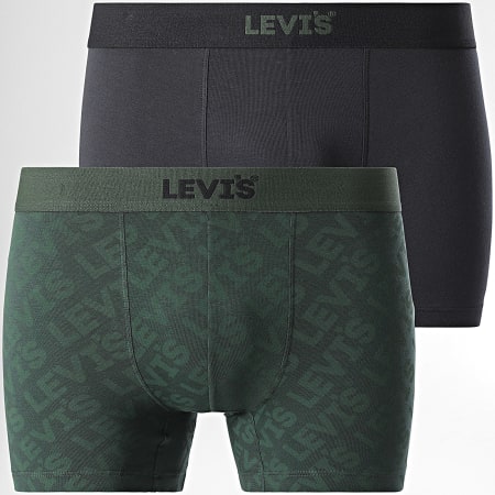 Levi's - Set van 2 boxerslips 701229536 Antraciet Grijs Donkergroen