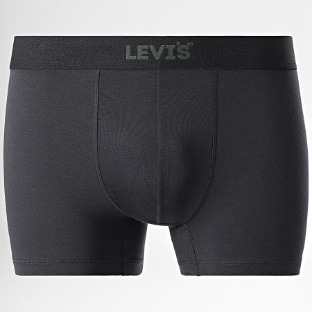 Levi's - Juego de 2 calzoncillos bóxer 701229536 Gris antracita Verde oscuro