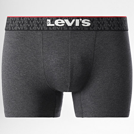 Levi's - Set van 2 boxerslips 701229537 Houtskool grijs zwart