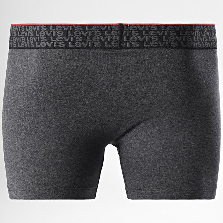 Levi's - Set van 2 boxerslips 701229537 Houtskool grijs zwart