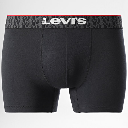 Levi's - Set van 2 boxerslips 701229537 Houtskool grijs zwart