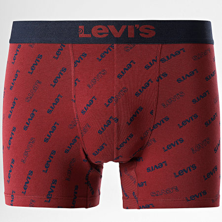 Levi's - Set van 2 boxershorts 701227428 marineblauw bordeaux