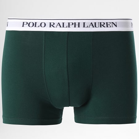 Polo Ralph Lauren - Set di 3 boxer blu navy verde bordeaux